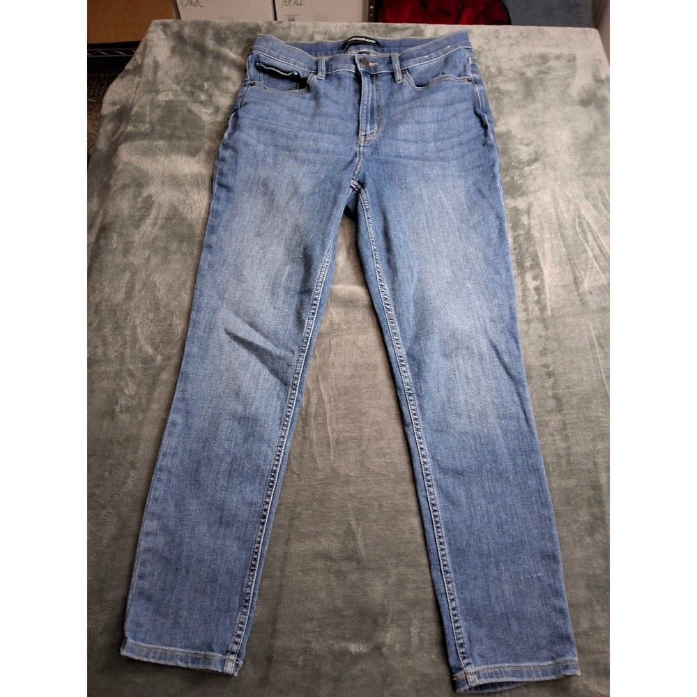 Calvin Klein Jeans Womens Size 8/29 Medium Wash Slim Straight Denim Blue Jeans - Picture 1 of 16
